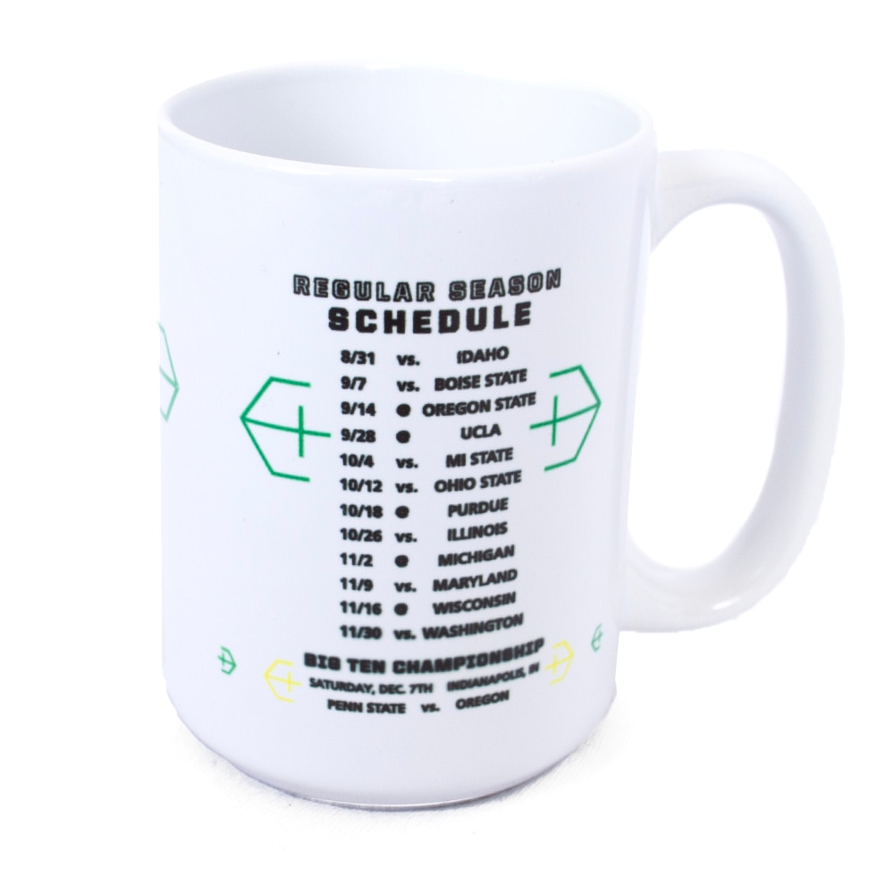 Big Ten Champs, Logo Brand, White, Traditional Mugs, Ceramic, Home & Auto, Football, 15 ounce, 2024 schedule design, 916377